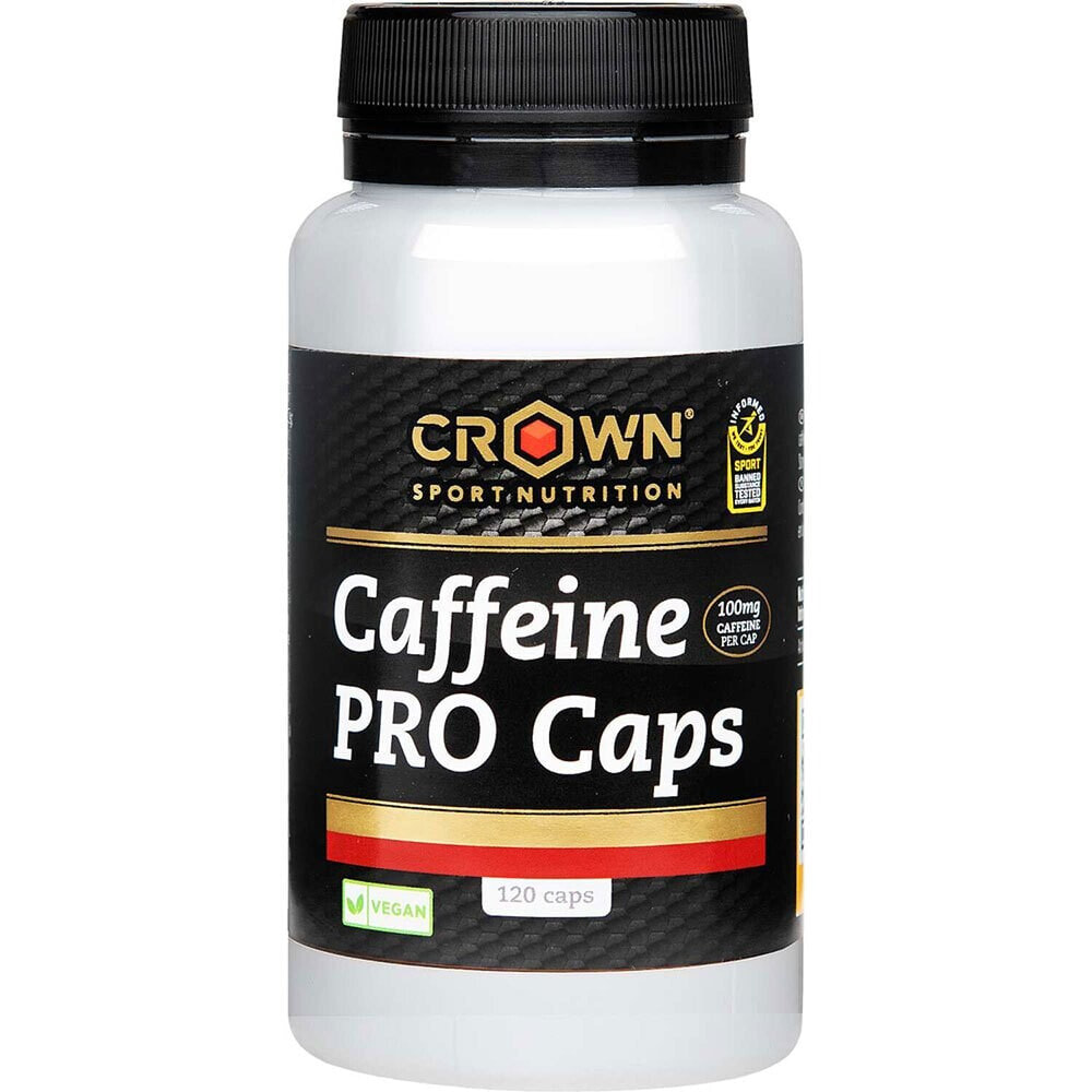 CROWN SPORT NUTRITION Caffeine PRO Caps 120 Units