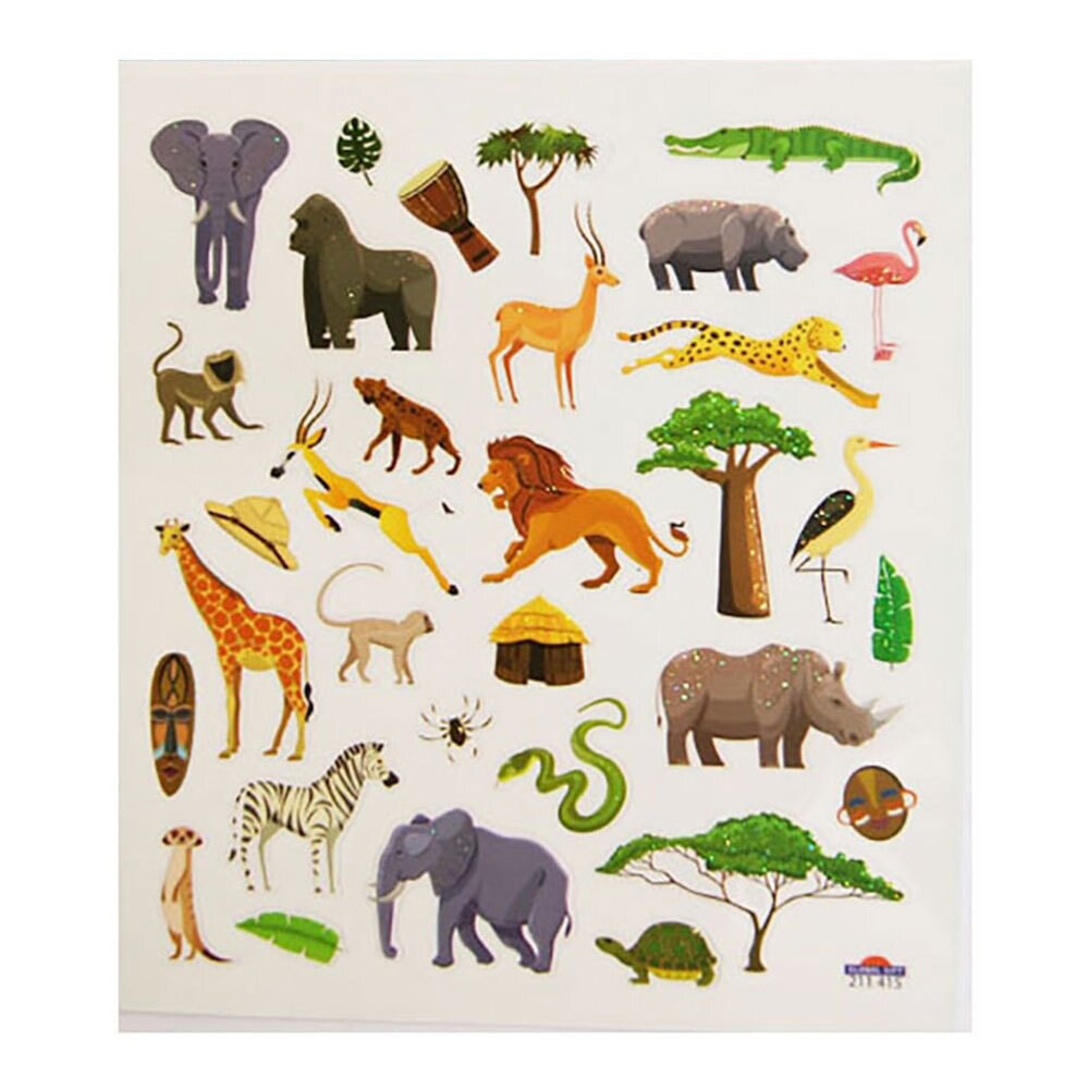 GLOBAL GIFT Classy Safari Animals Stickers