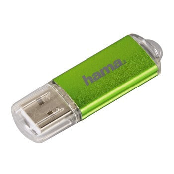 Hama Laeta 64GB USB флеш накопитель USB тип-A 2.0 Зеленый, Прозрачный 00104300