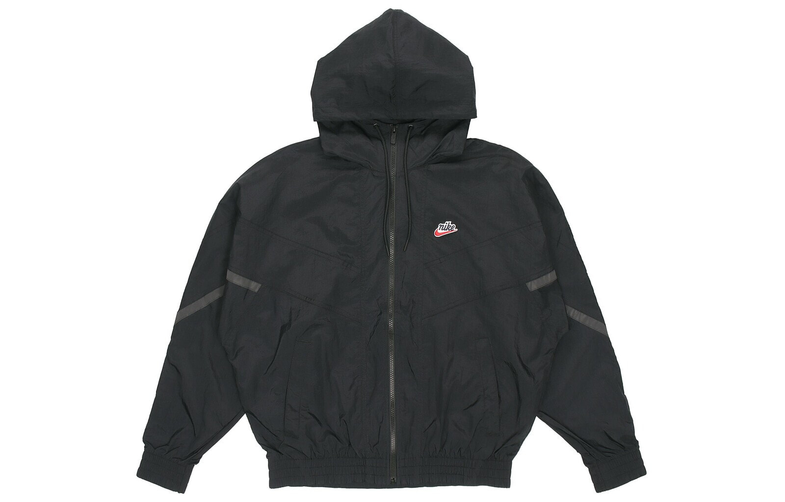 Nike Sportswear Windrunner+ 连帽防风反光夹克 春季 男款 黑色 / Ветровка Nike Sportswear Windrunner+ CZ0782-010