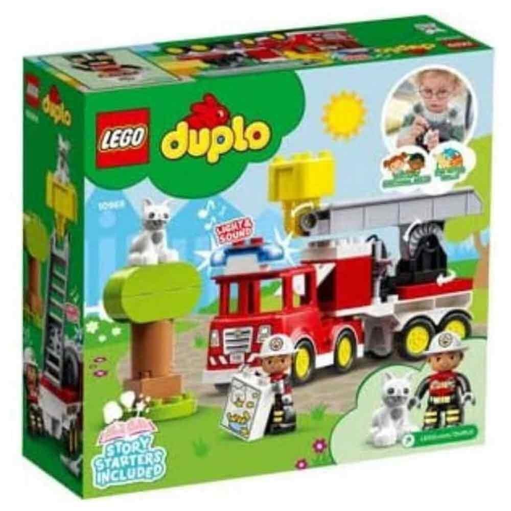 Конструктор LEGO DUPLO Пожарная машина с мигалкой,10969