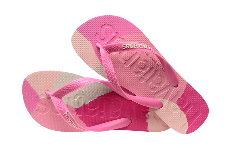 Havaianas 哈唯纳 Logomania Multicolor 人字运动拖鞋 男女同款 水晶玫瑰 / Тапочки Havaianas Logomania Multicolor 4147526-0129