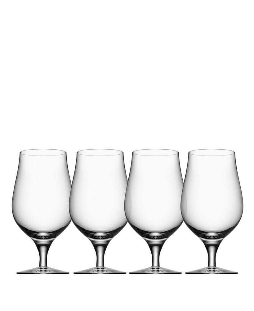 Orrefors beer Taster Glasses, Set of 4