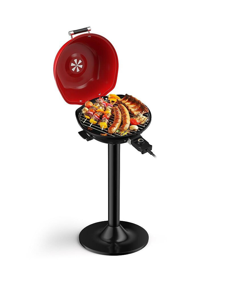 SUGIFT 1600W Portable Electric BBQ Grill with Removable Non-Stick Rack
