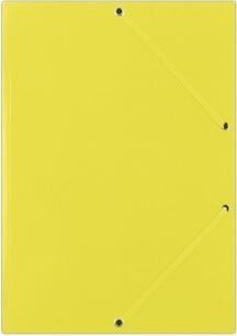 Donau Briefcase with elastic smooth yellow (FEP11G)