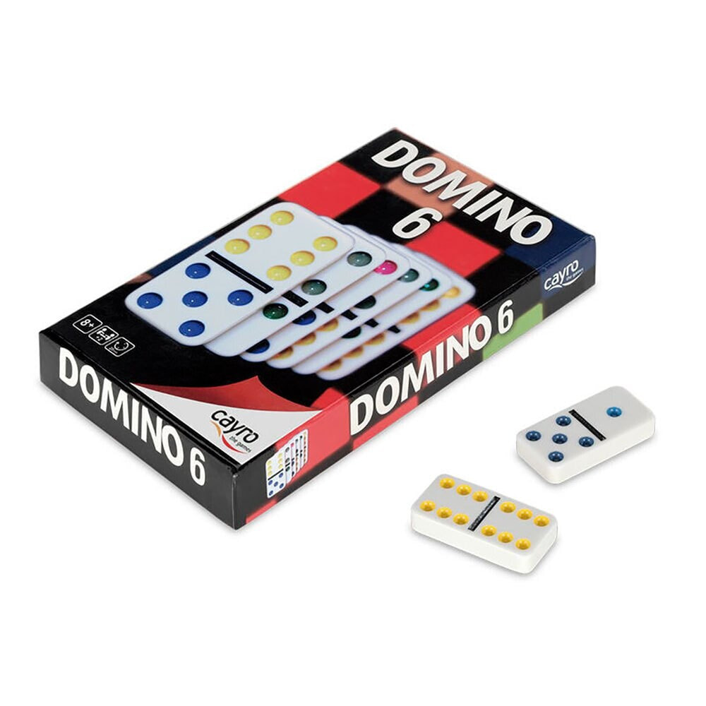 CAYRO Dominoes Colours Double 6 Tables Board Game