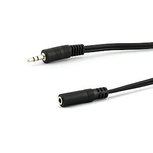 e+p B 125/5 LOSE аудио кабель 5 m 3,5 мм Черный