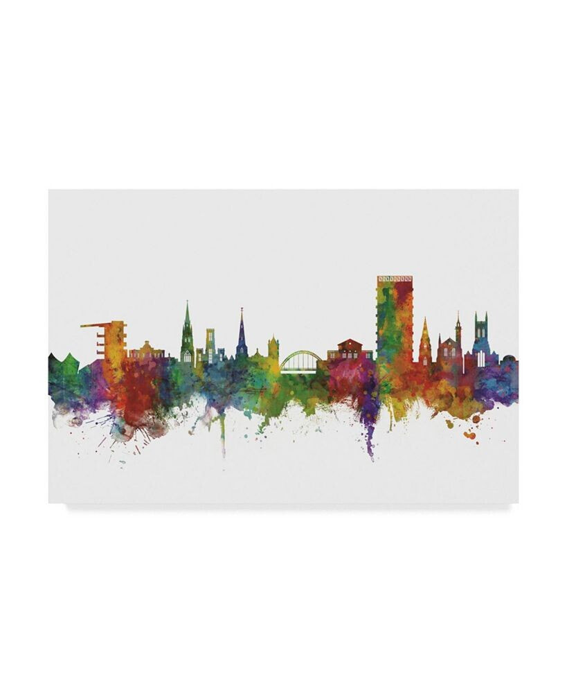 Trademark Global michael Tompsett Cheltenham England Skyline II Canvas Art - 37