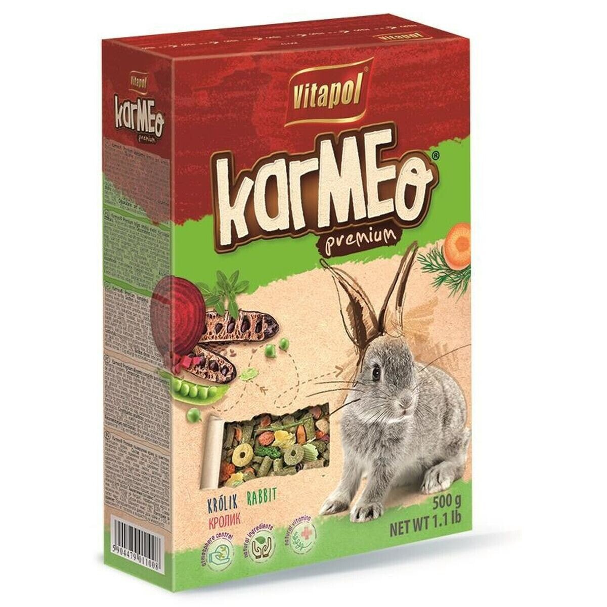 Фураж Vitapol Karmeo Premium Кролик 500 ml 500 g