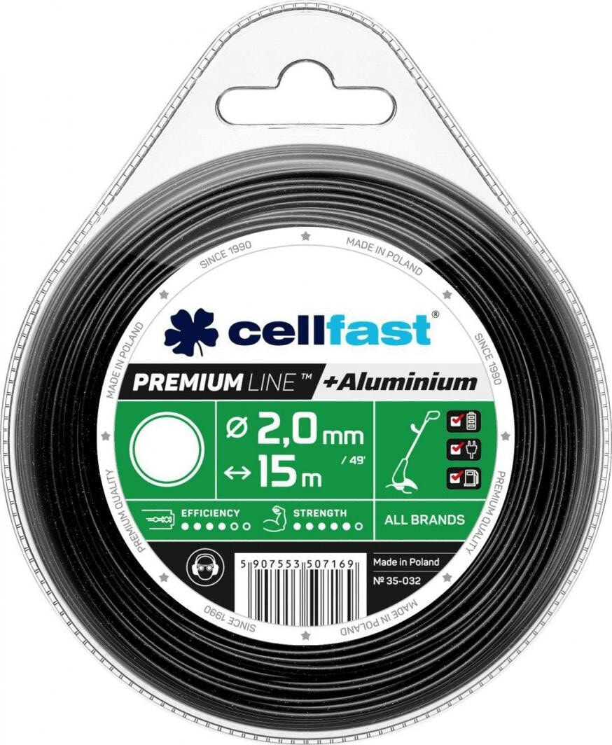 Cellfast cutting line premium 2.0mm / 15m round (35-032)