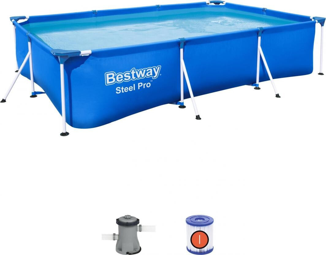 Bestway Frame pool Steel Pro 300x201cm 3in1 (56411)