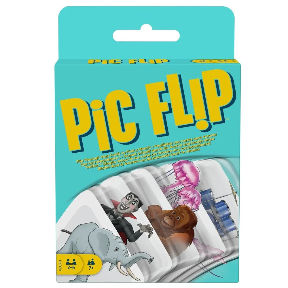 MATTEL GAMES Pic Flip Card Game