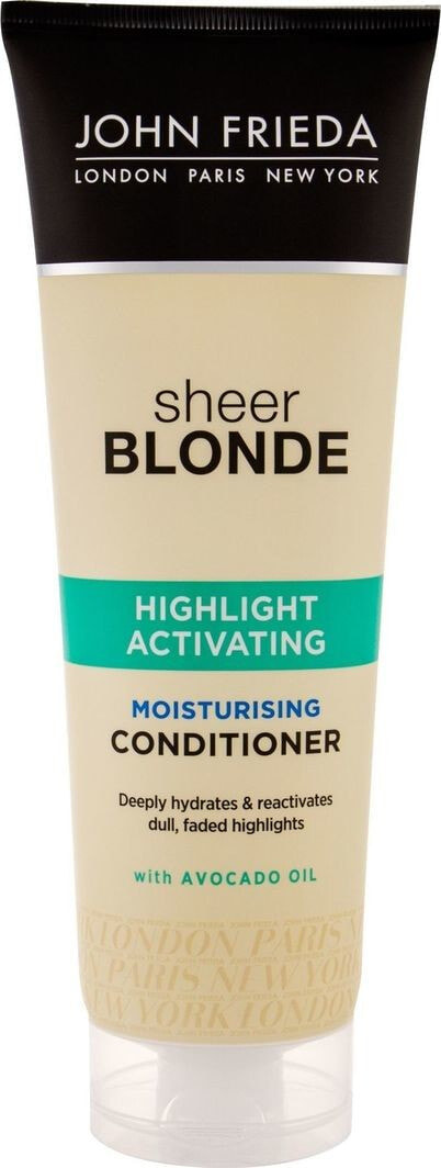John Frieda Sheer Blonde Moisturising Conditioner Увлажняющий и осветляющий кондиционер с маслом авокадо 250 мл