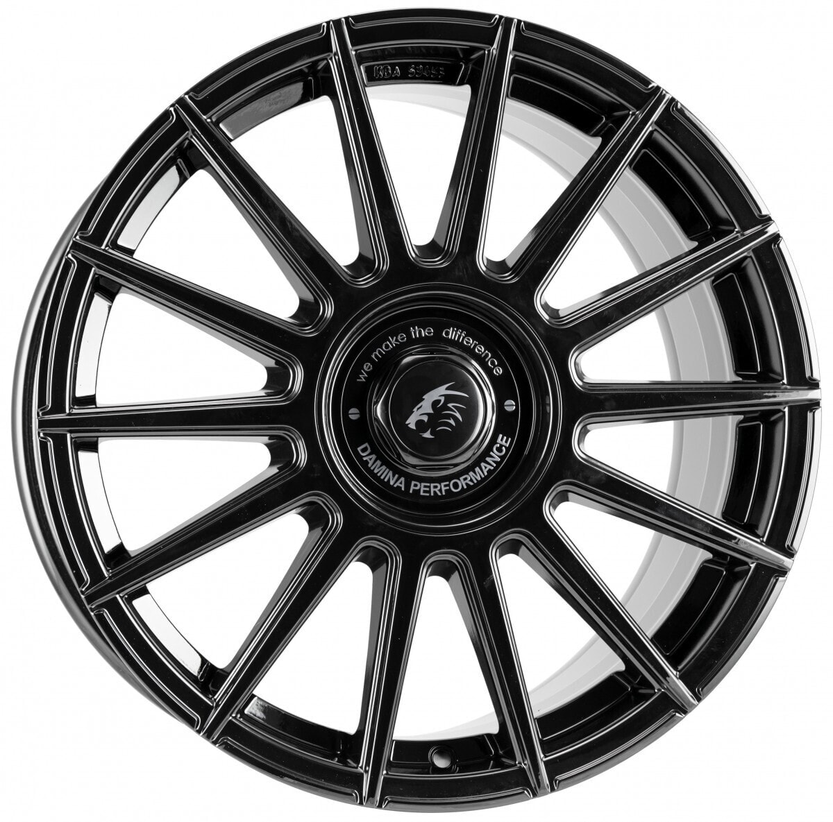 Колесный диск литой Damina Performance DM09 black - Inlay black 8x18 ET35 - LK5/112 ML72.6