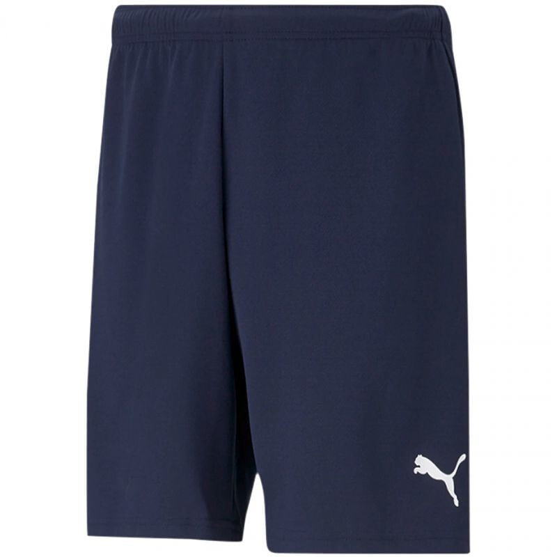 Мужские шорты спортивные синие Puma teamRISE Short Peacoat M 704942 06