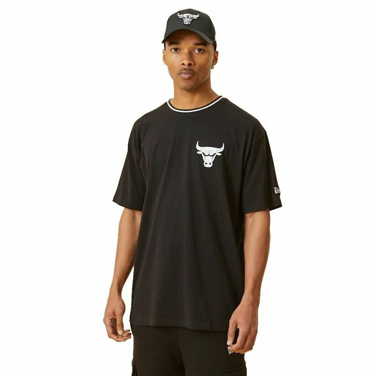 Men’s Short Sleeve T-Shirt New Era Chicago Bulls Black