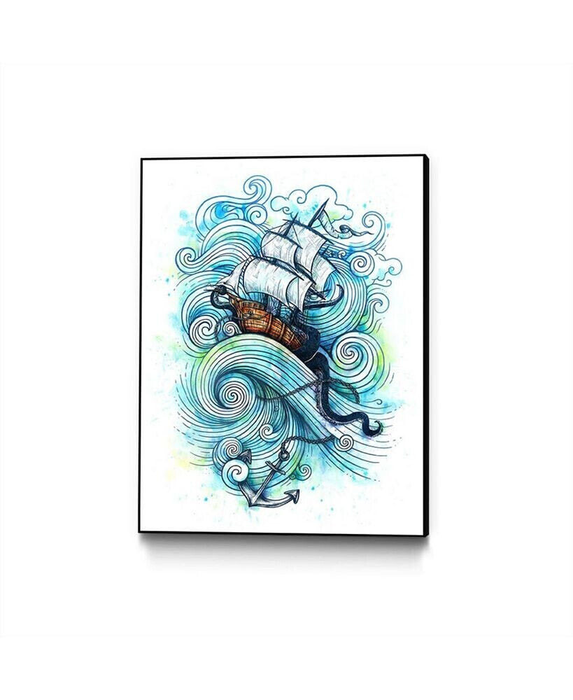 Enkel Dika Long Journey Art Block Framed 24