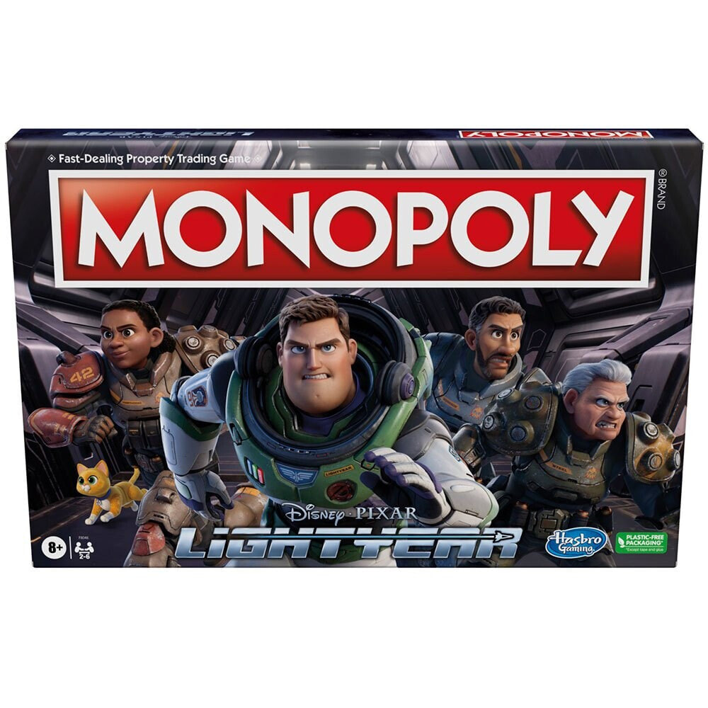 PIXAR Lightyear Monopoly Board Game