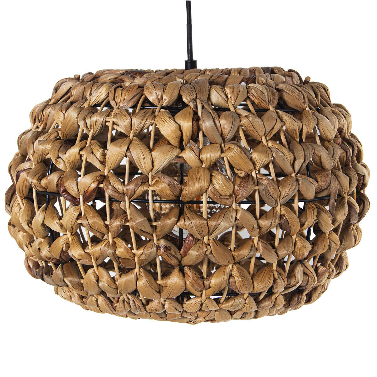 Ceiling Light Alexandra House Living Brown Rattan Natural Fibre 60 W 37 x 24 x 37 cm