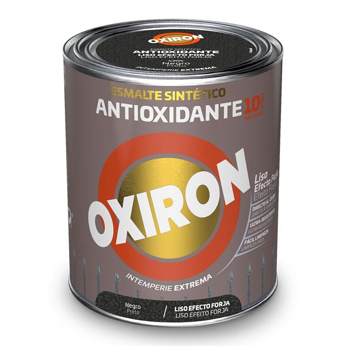Синтетическая эмаль Oxiron Titan 5809097 Чёрный 750 ml антиоксидантами
