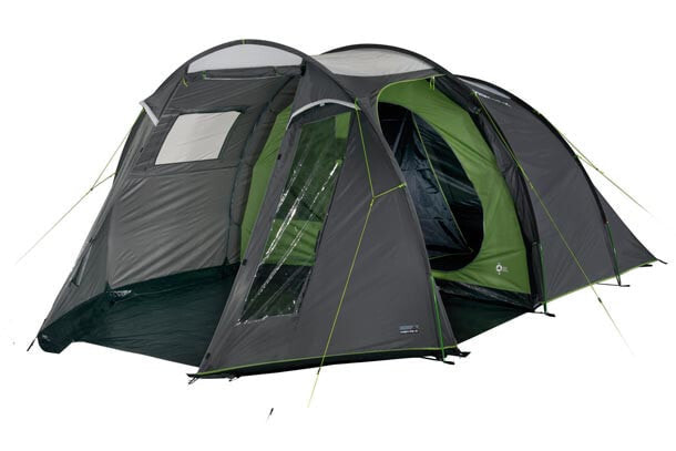 High Peak Ancona 5.0 - Camping - Tunnel tent - 5 person(s) - Green - Grey