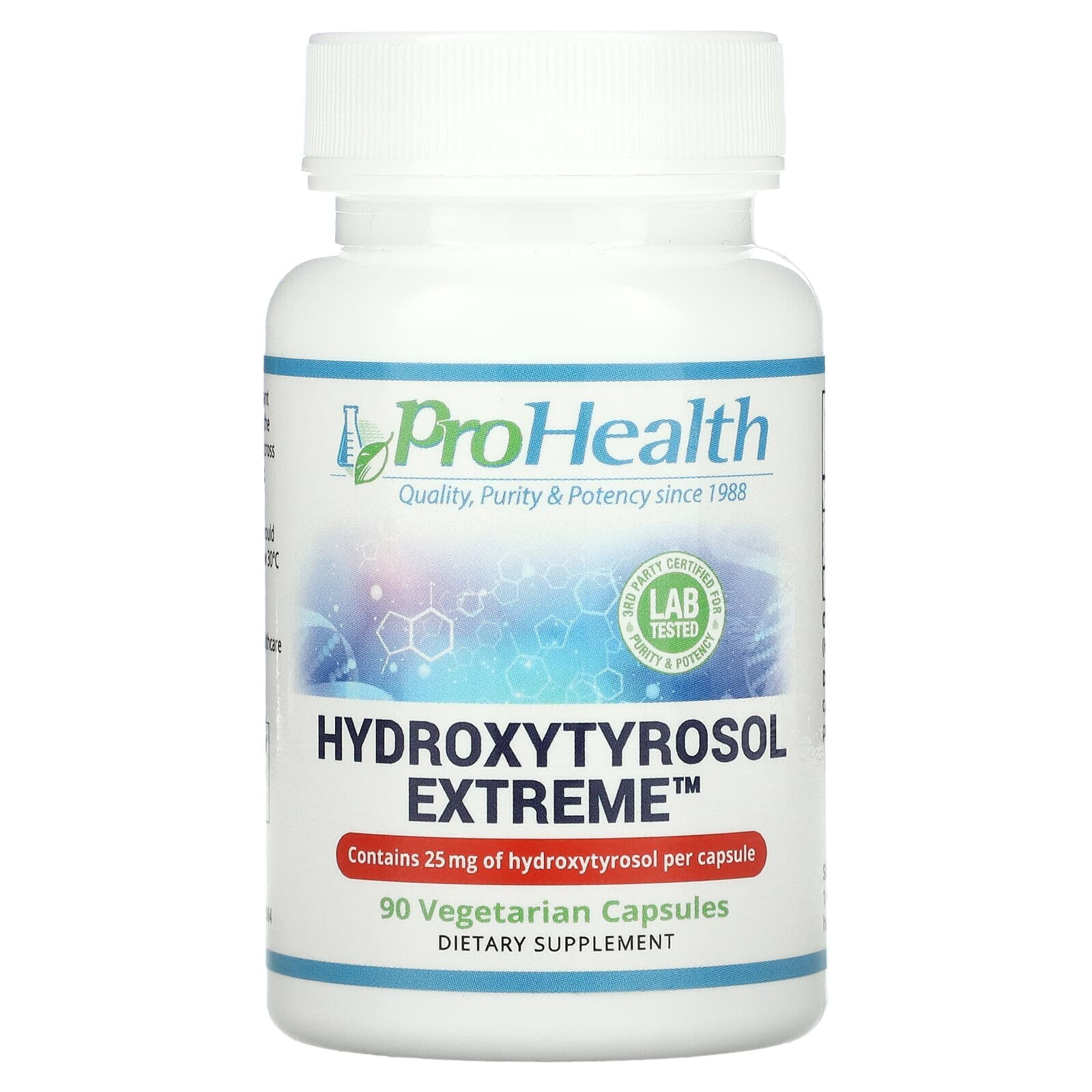 ProHealth Longevity, Hydroxytyrosol Extreme, 25 мг, 90 вегетарианских капсул