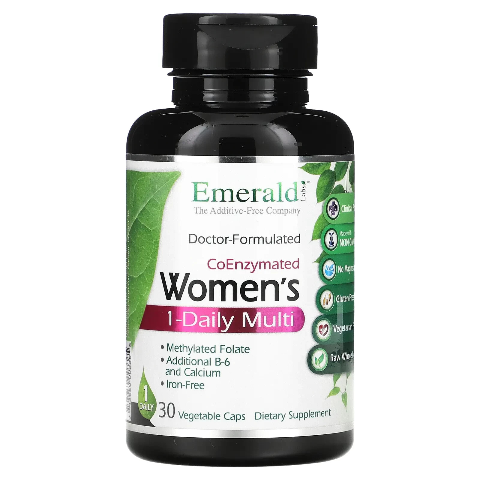 Emerald Laboratories, CoEnzymated Women's 1-Daily Multi, 60 Vegetable Caps