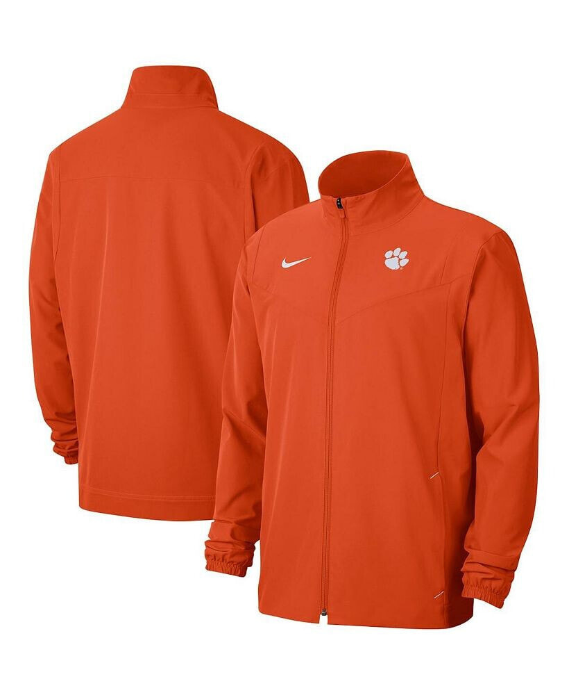 Nike men's Orange Clemson Tigers 2021 Sideline Full-Zip Jacket