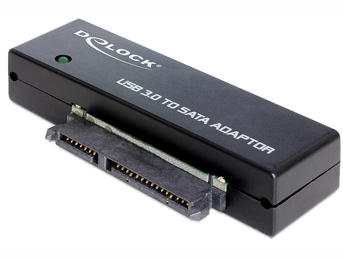 DeLOCK 62486 кабельный разъем/переходник USB3.0 SATA III Черный