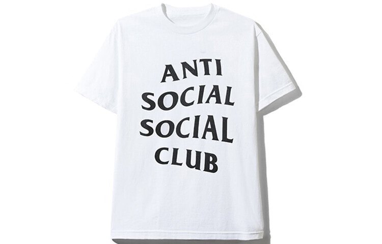 ANTI SOCIAL SOCIAL CLUB 字母logo直筒T恤 男女同款 白色 / Футболка ANTI SOCIAL SOCIAL CLUB logoT ASST355