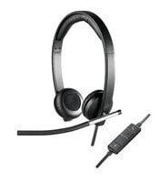 Logitech USB Headset Stereo H650e - Wired - Office/Call center - 50 - 10000 Hz - 120 g - Headset - Black - Silver