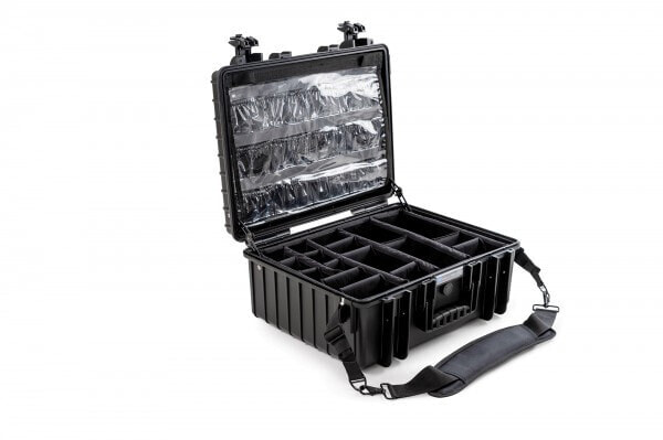 B&W International B&W Type 6000 - Briefcase/classic case - Polypropylene (PP) - 3.9 kg - Black