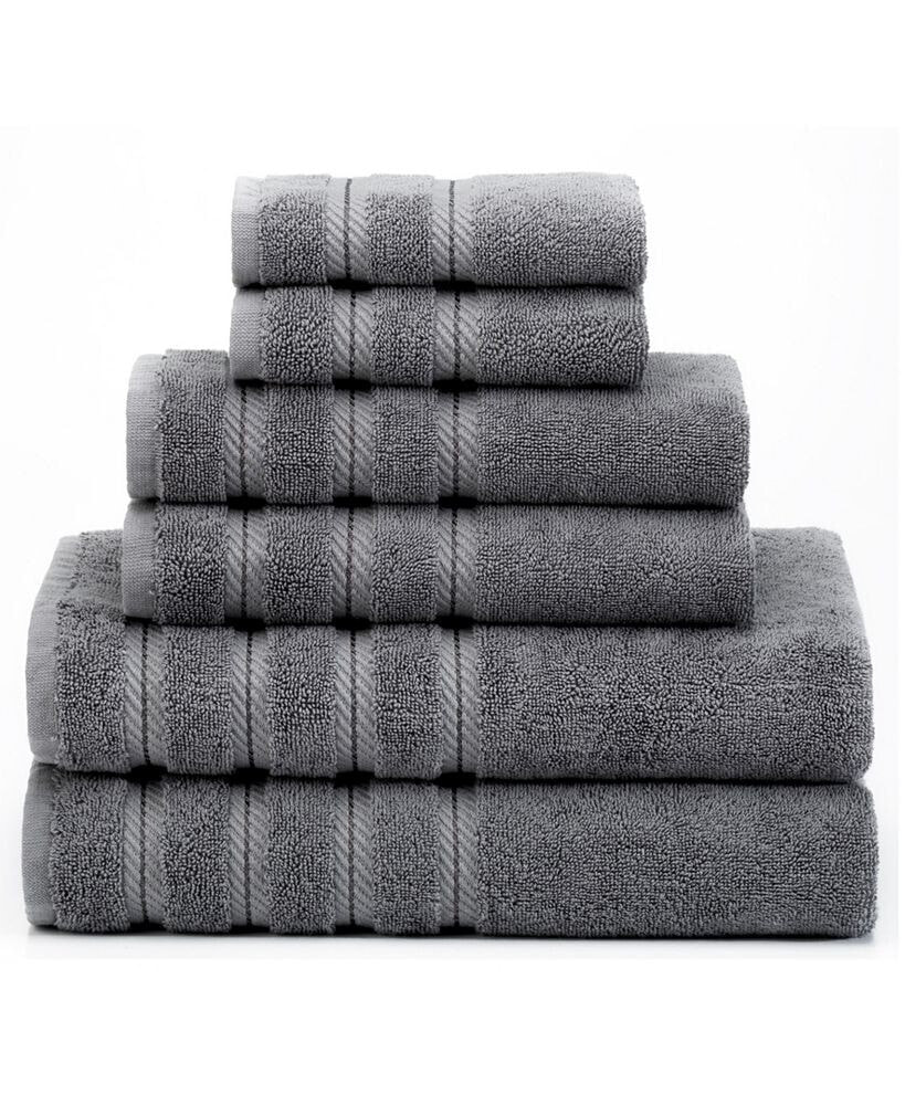 American Soft Linen 100% Turkish Cotton 6 Piece Towel Set