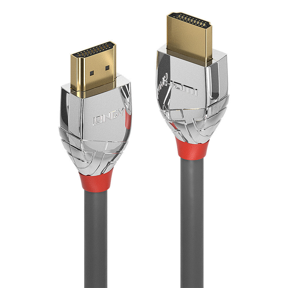 Lindy 37871 HDMI кабель 1 m HDMI Тип A (Стандарт) Серый, Серебристый