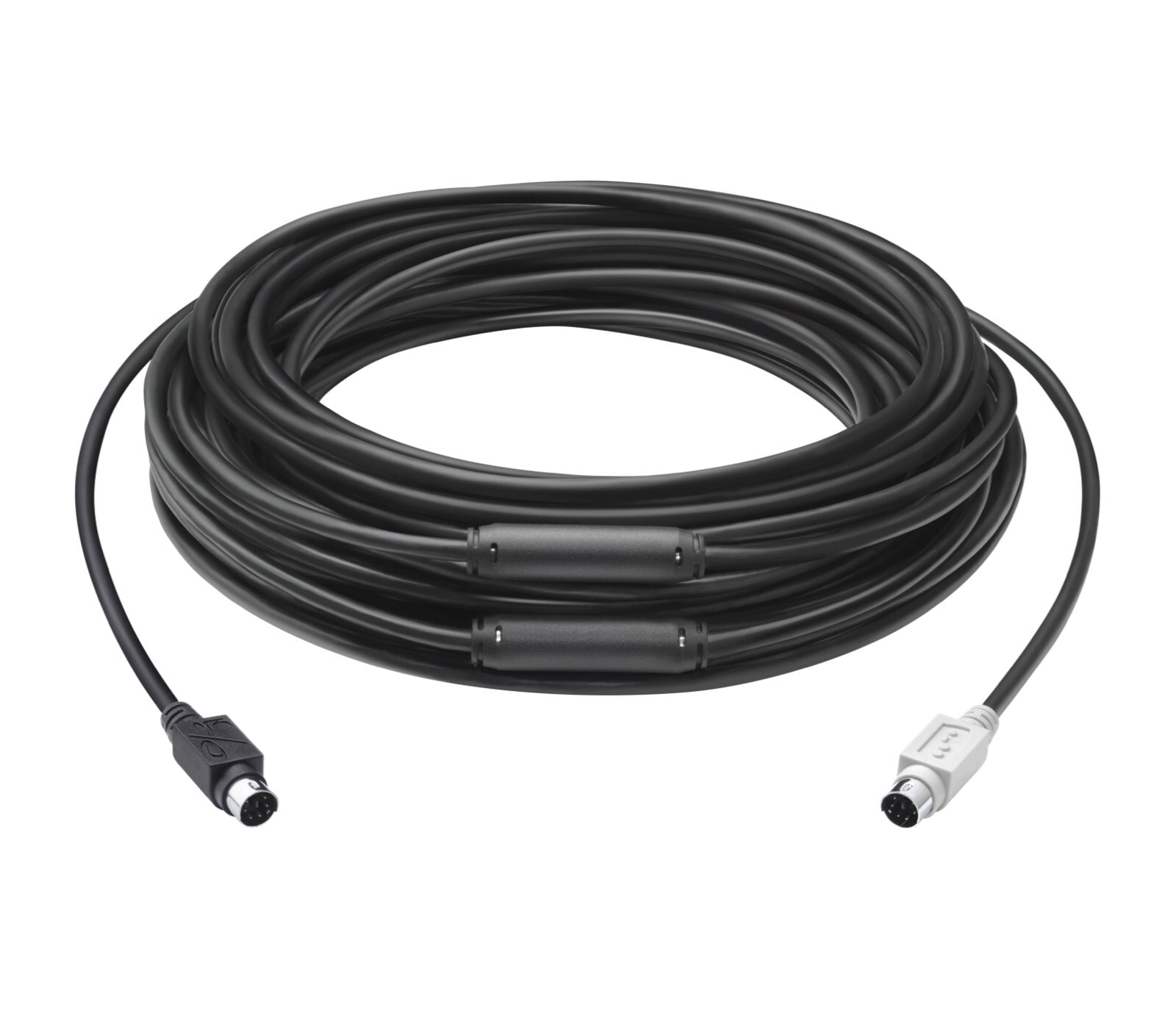 Logitech 939-001490 кабель PS/2 15 m 6-p Mini-DIN Черный