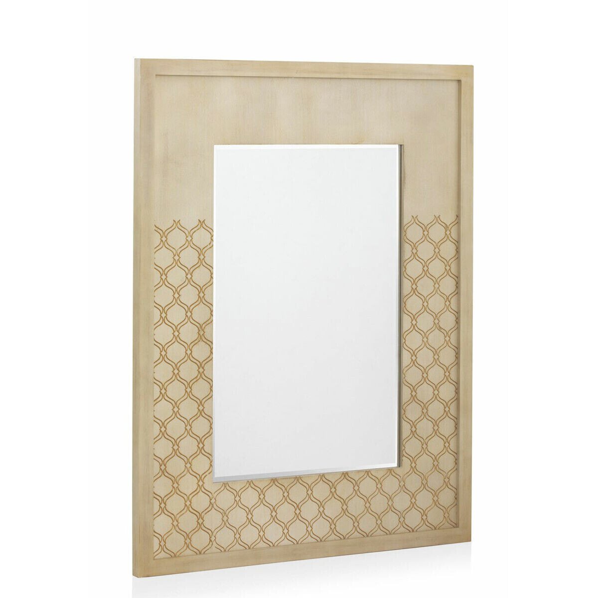 Hanging mirror Alexandra House Living Ivory 78 x 101 x 3 cm