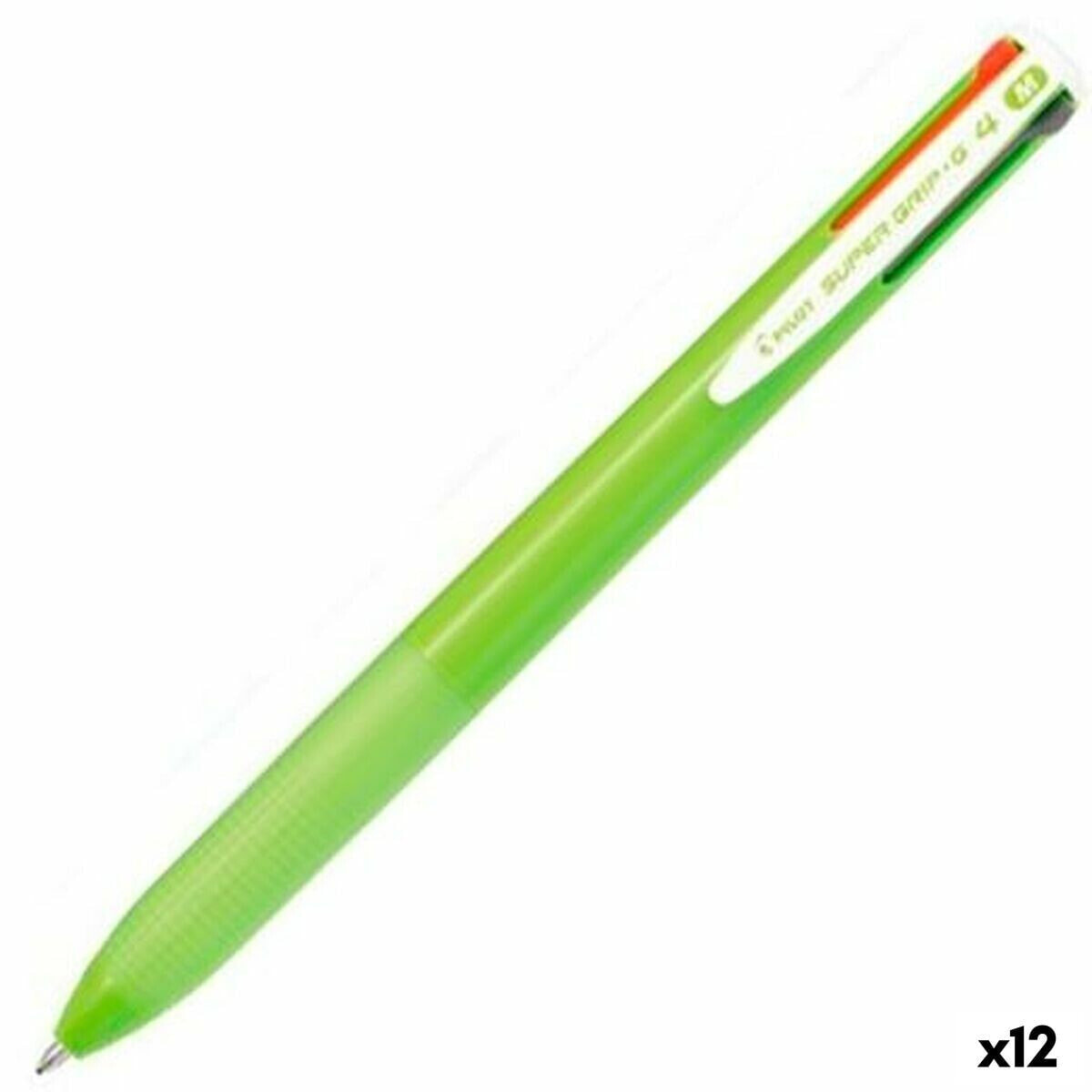 Pen Pilot Supergrip G4 Lime 0,4 mm (12 Units)