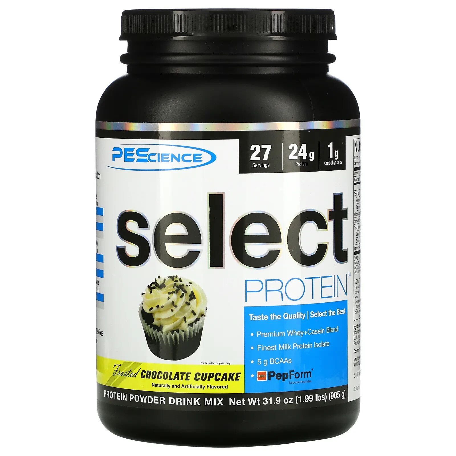 Select Protein, Frosted Chocolate Cupcake, 31.9 oz (905 g)