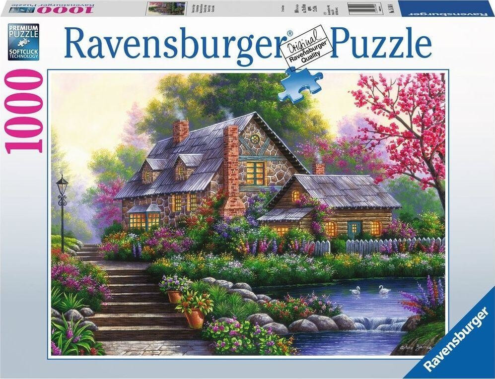 Ravensburger Puzzle 1000 elementów Romantyczny domek