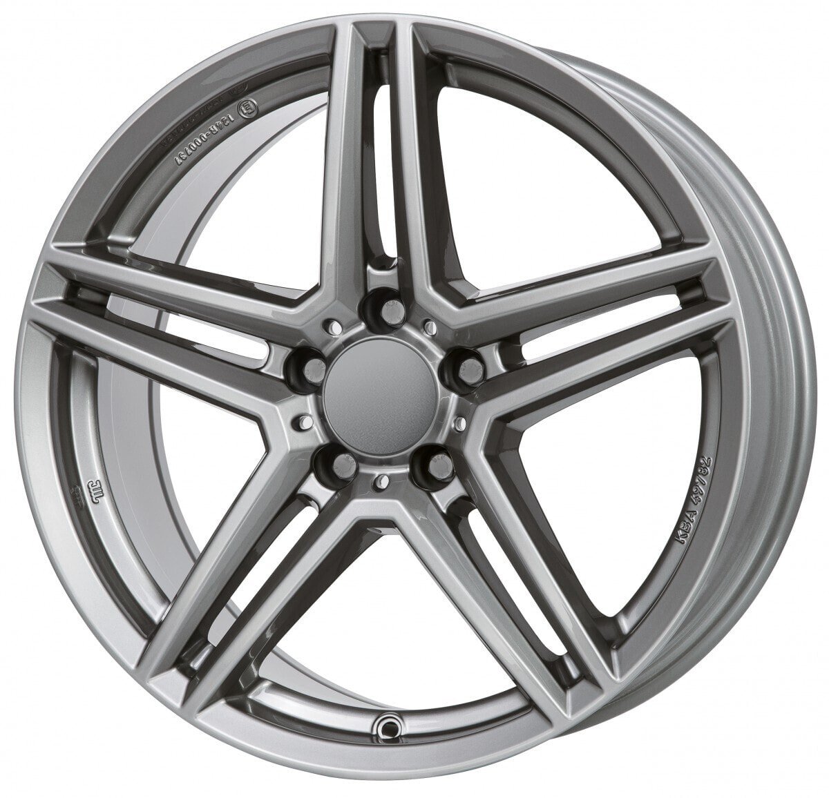 Колесный диск литой Rial M10 metal-grey 8x18 ET32.5 - LK5/112 ML66.5