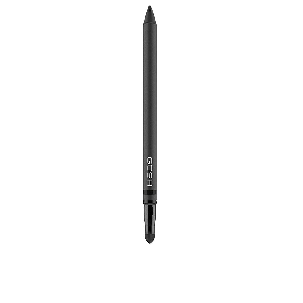Gosh Infinity Eyeliner No.002-carbon black Стойкий карандаш для глаз с аппликатором для растушевки