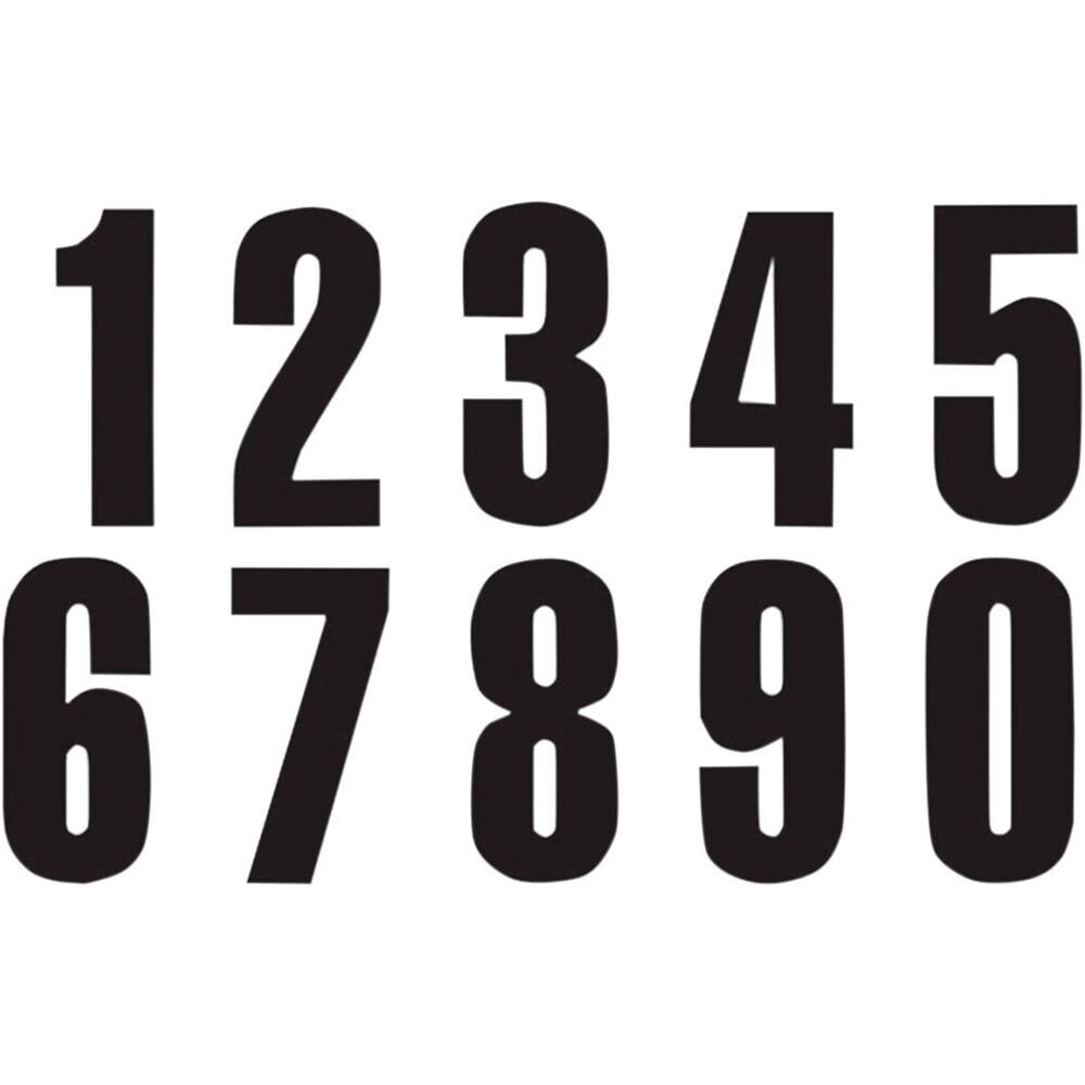 BLACKBIRD RACING #9 13x7 cm Number Stickers