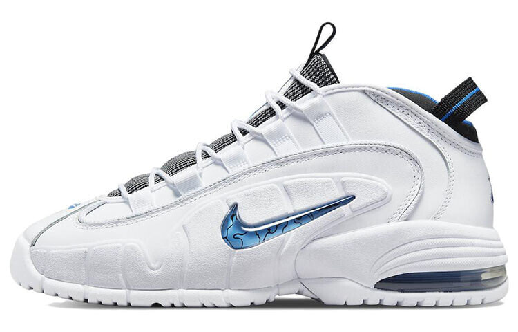 Nike Air Max Penny home 主场 哈达威 高帮 复古篮球鞋 男款 白蓝 / Кроссовки Nike Air Max Penny home DV0684-100