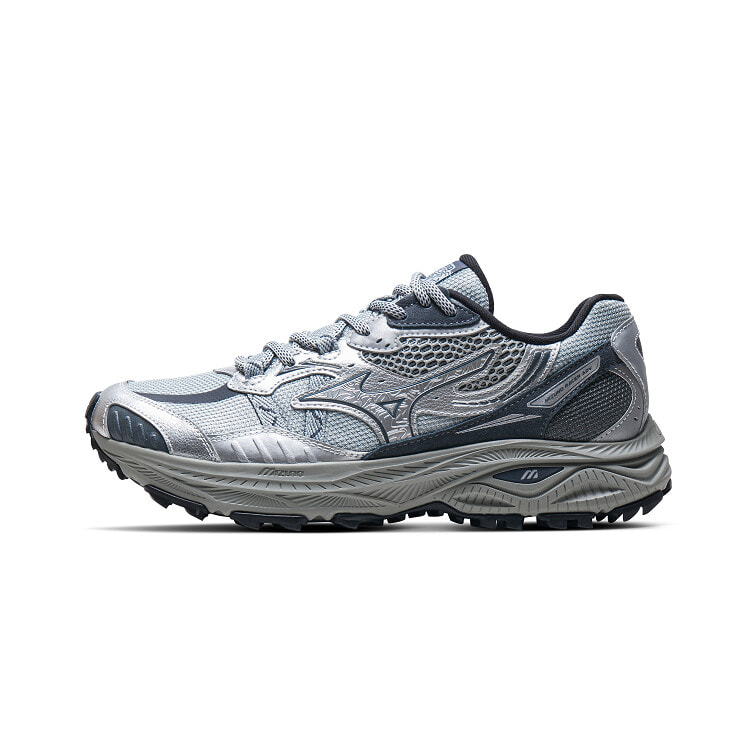 Mizuno RACER Running Shoes Unisex Low-Top Silver/Black/Gray