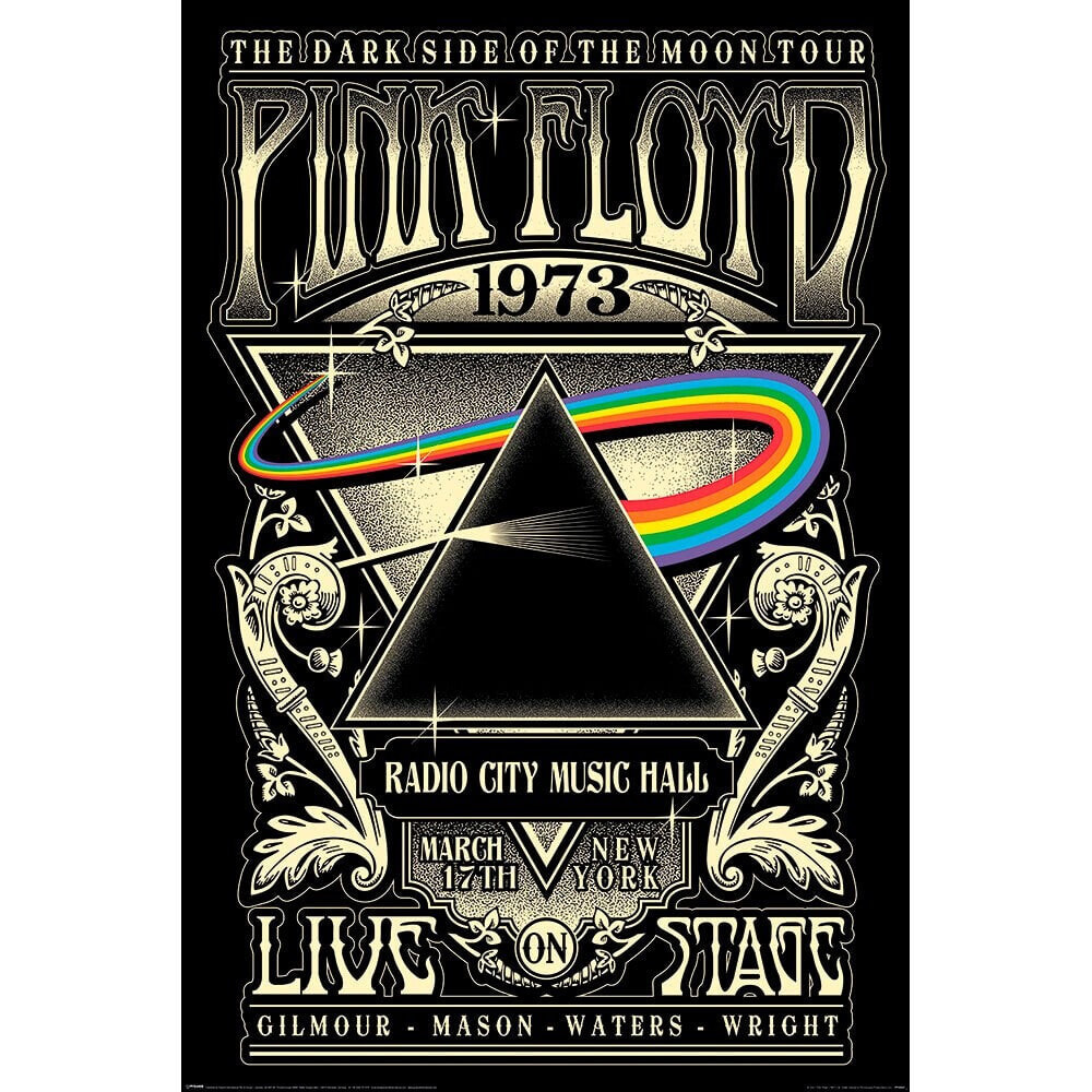 PYRAMID Pink Floyd 1973 Poster