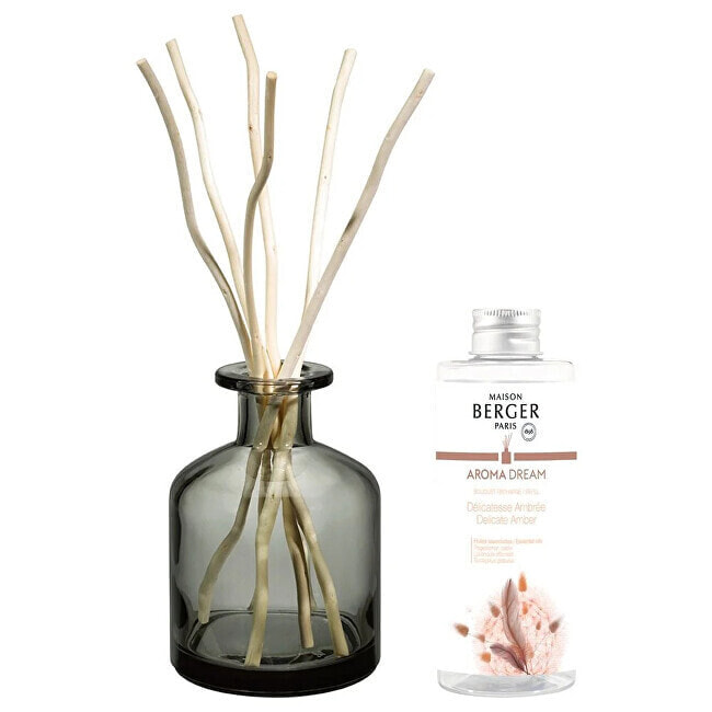 Gift set Aroma Dream diffuser gray + refill Fine ambergris 180 ml