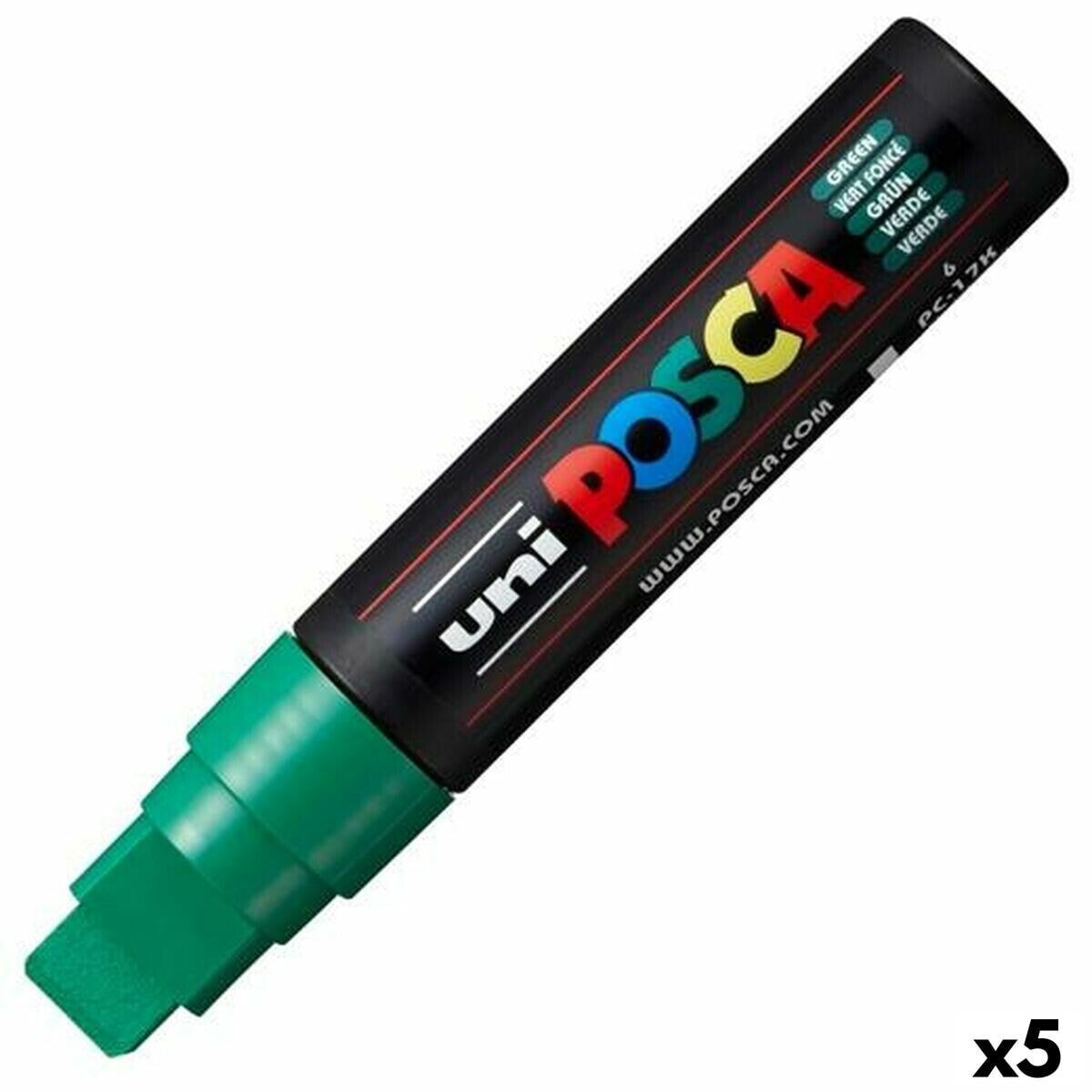 Felt-tip pens POSCA PC-17K Green (5 Units)