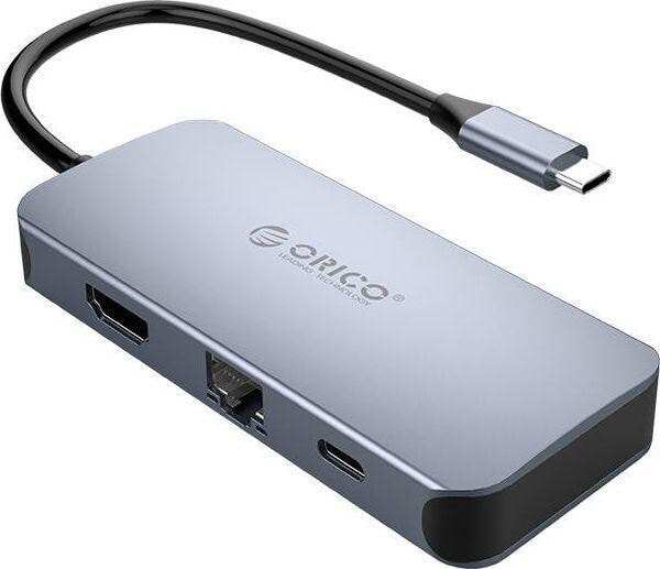 Stacja/replikator Orico USB-C 6w1 (MC-U602P-GY-BP)