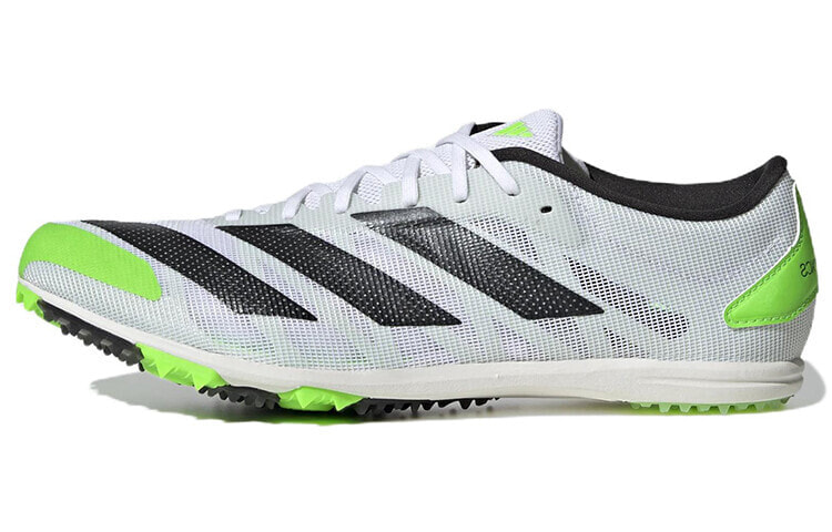 adidas Adizero Xc Spikes 防滑耐磨 低帮 跑步鞋 男女同款 白黑绿 / Кроссовки Adidas Adizero Xc Spikes GX6681