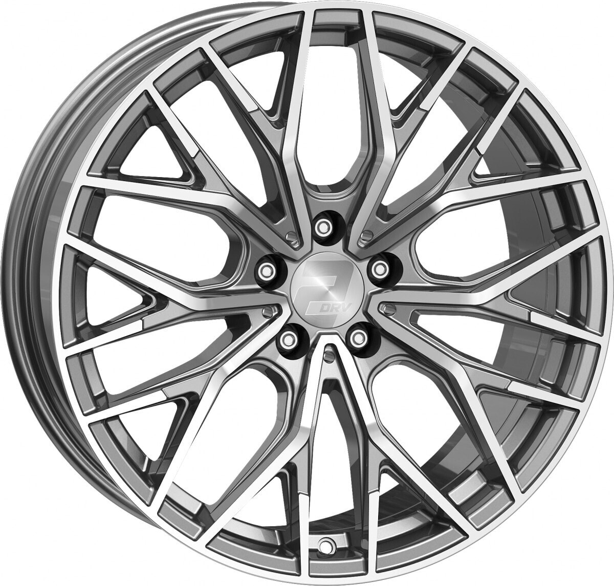 Колесный диск литой 2DRV WH37 daytona grau hochglanzpoliert 8x18 ET30 - LK5/112 ML66.6